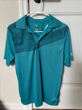Men's Blue Short-Sleeve Polo Pro Tour